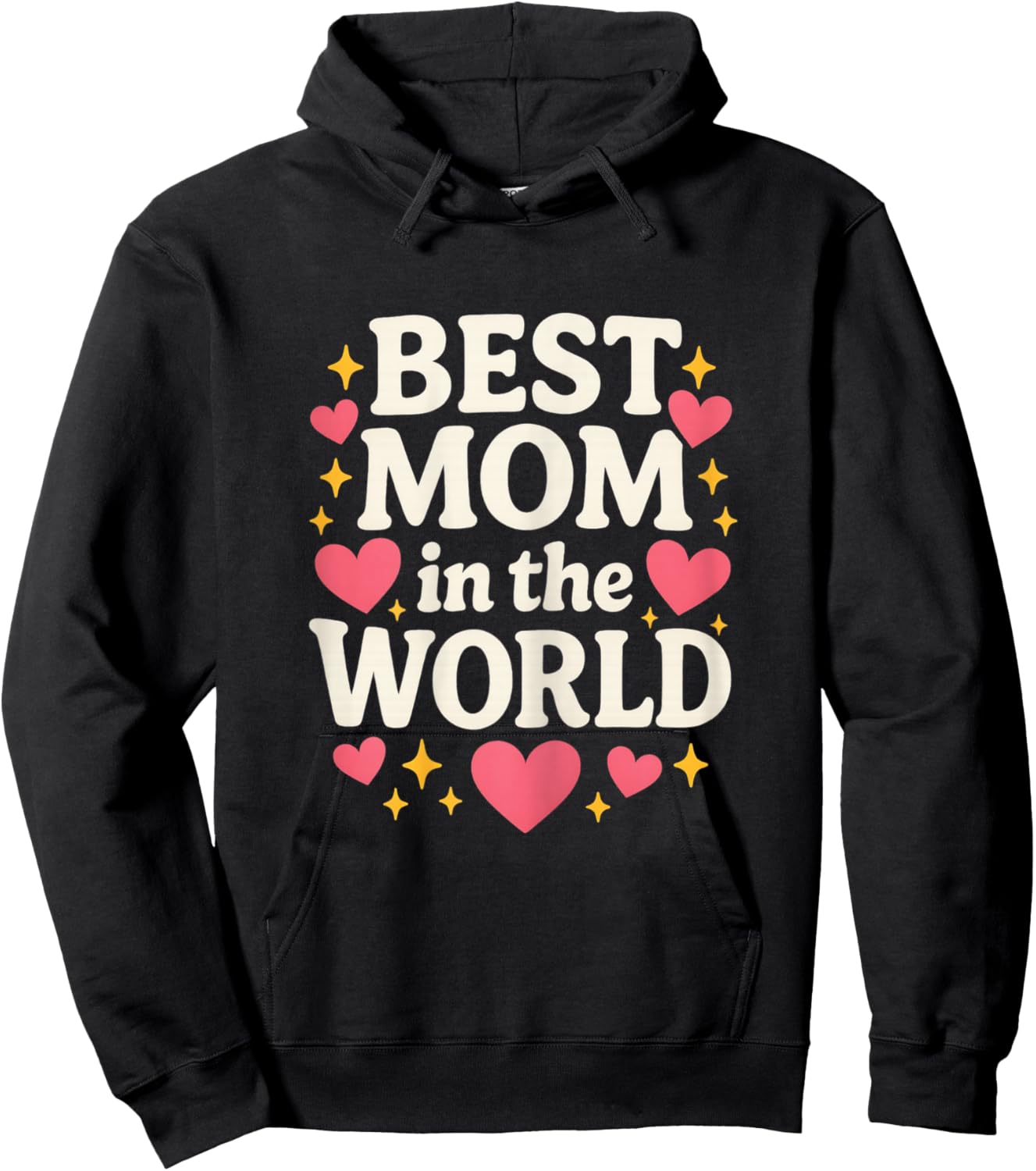 Best Mom in The World Retro Best Mom Ever Mothers Day Women Hoodie - Hoodie | Black