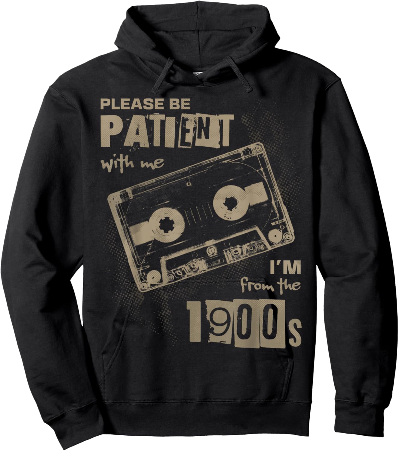 Funny Please Be Patient With Me I'm From The 1900s Music Hoodie - Hoodie | Black
