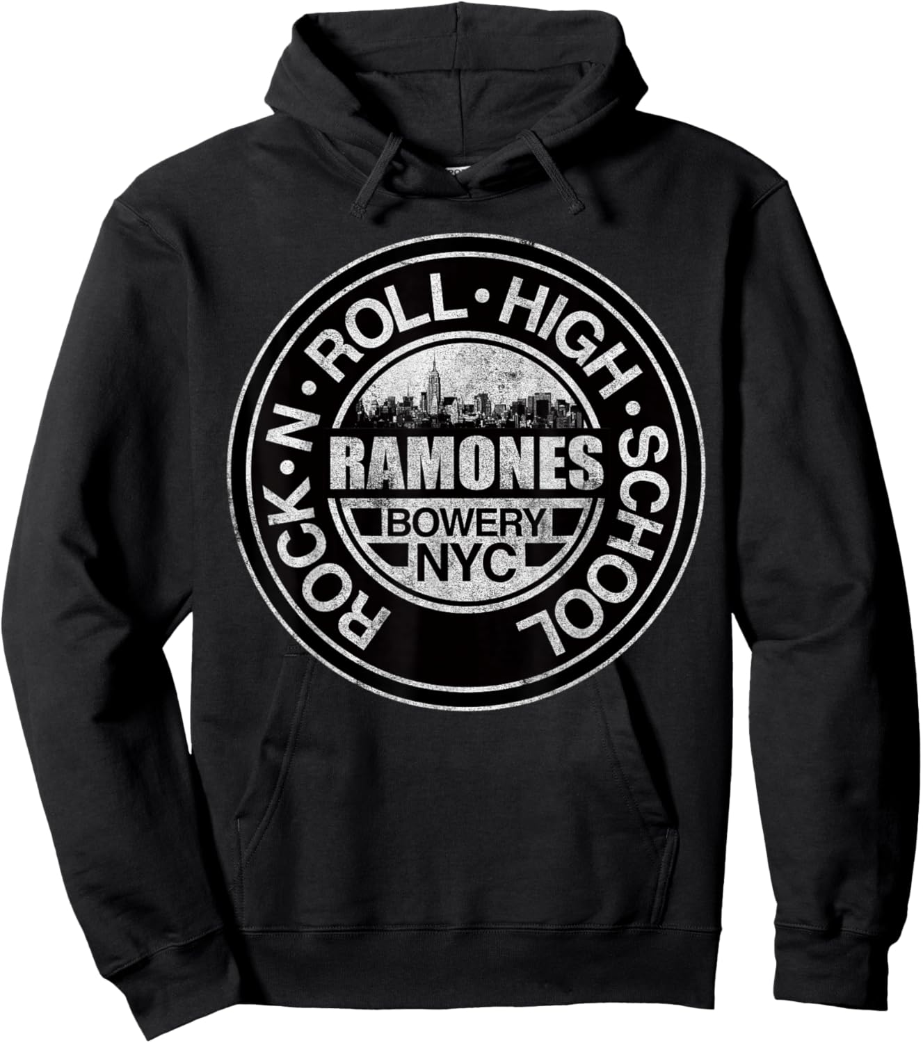 Ramones Bowery NYC Hoodie - Hoodie | Black