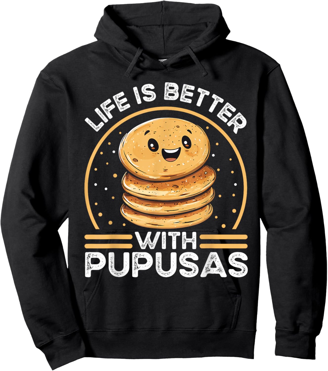 Pupusa Hoodie - Hoodie | Black