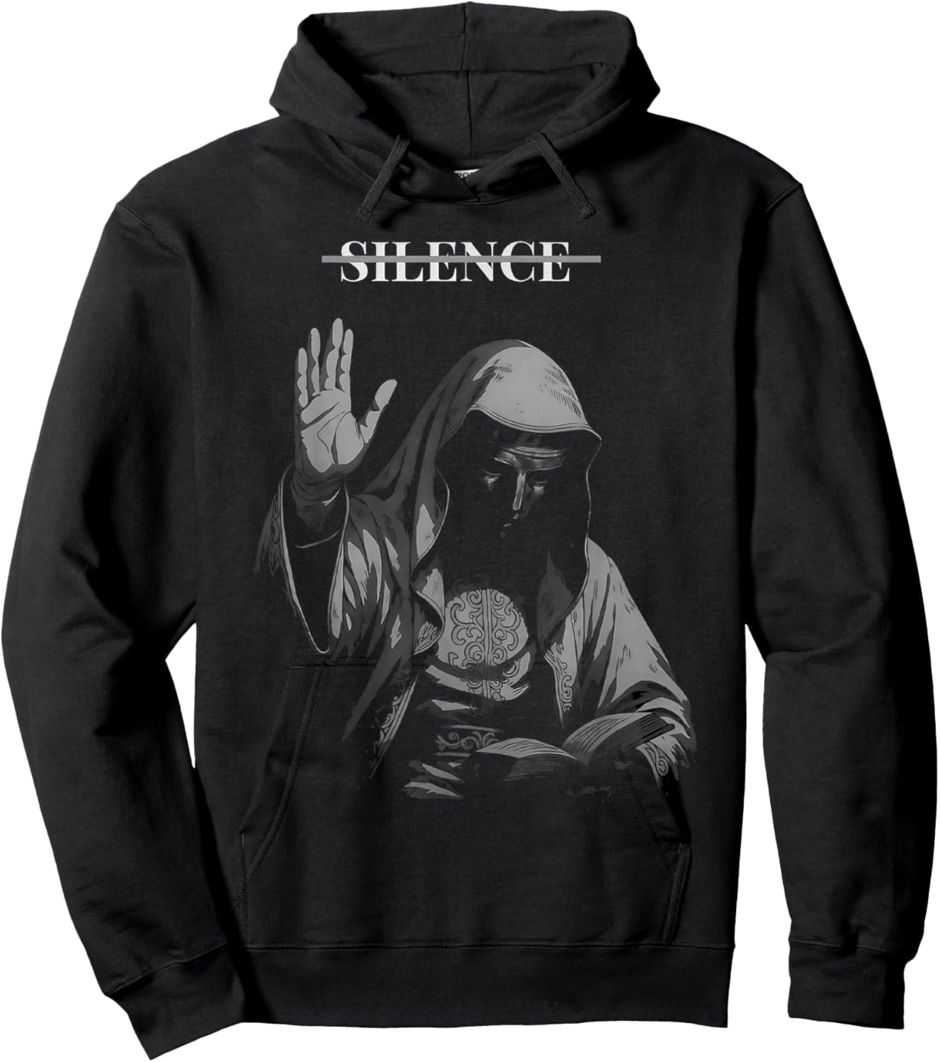 Sliver Mask King Baldwin IV Meme The Leper King Warrior Hoodie - Hoodie | Black