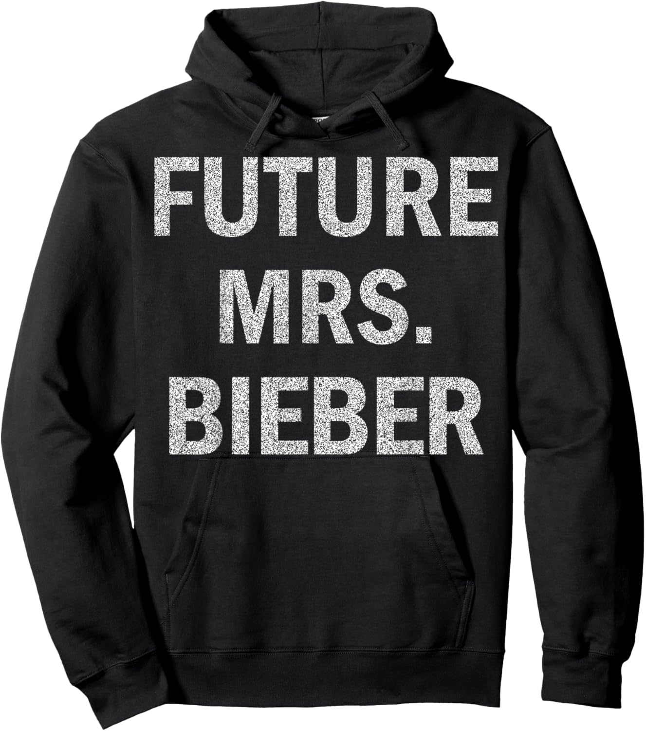 Future Mrs Bieber Funny Men Women Kids Hoodie - Hoodie | Black
