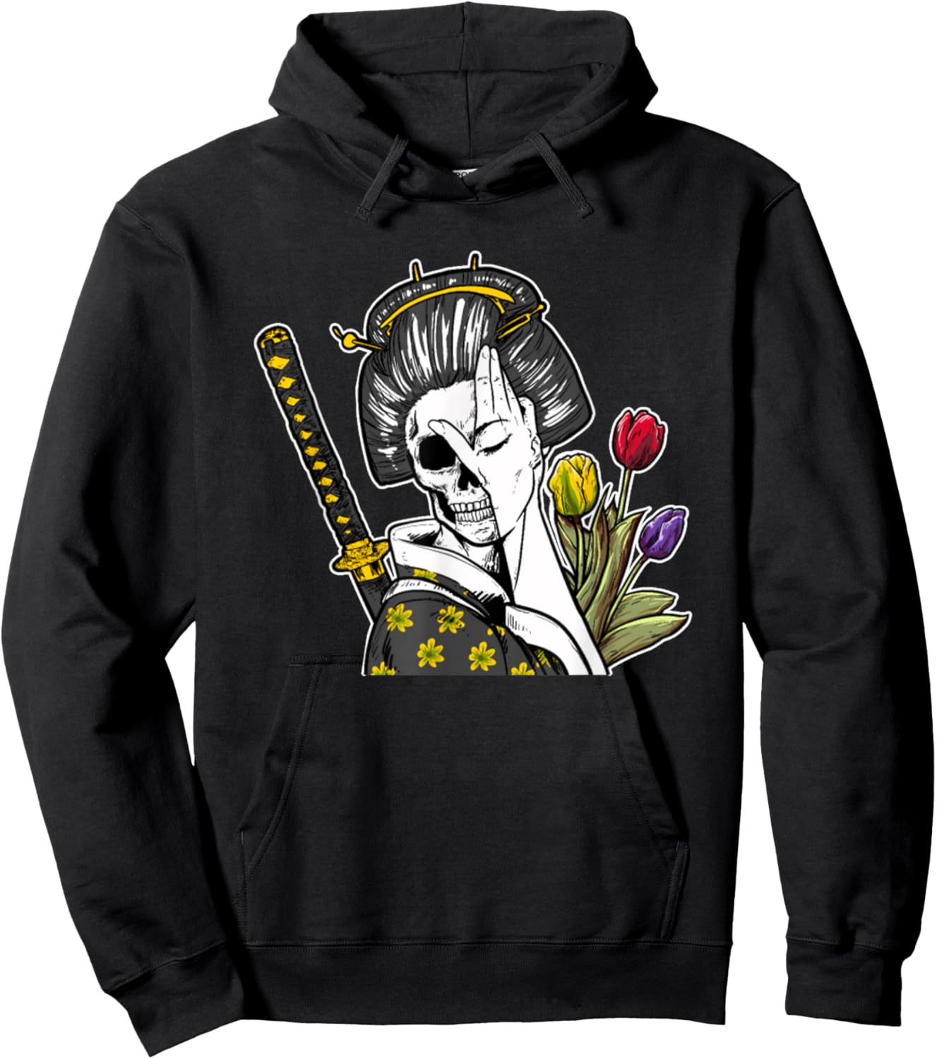 T-Shirt Hoodie - Hoodie | Black
