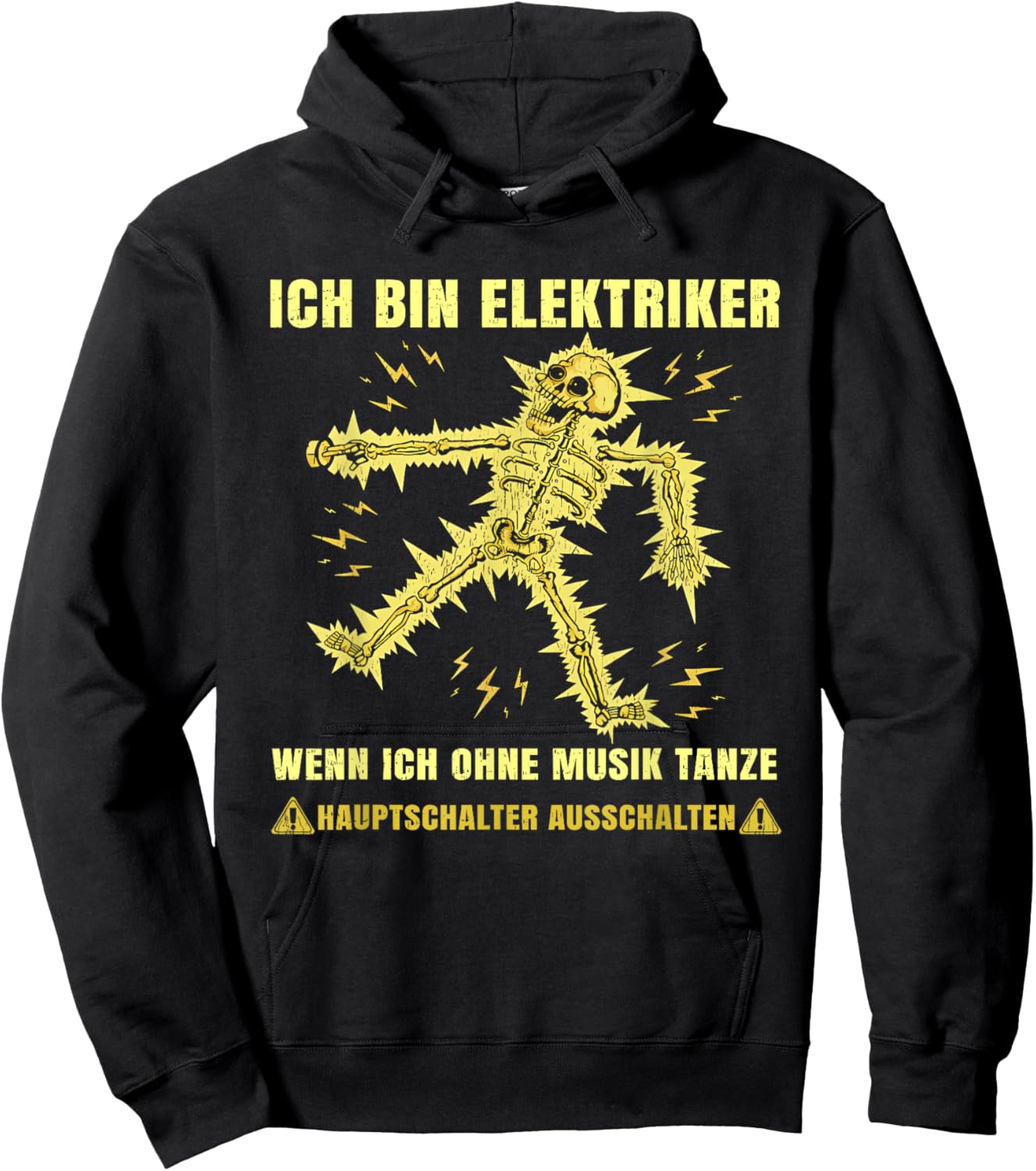 ich Bin Elektriker wenn ich ohne Musik tanze hauptschalter Hoodie - Hoodie | Black
