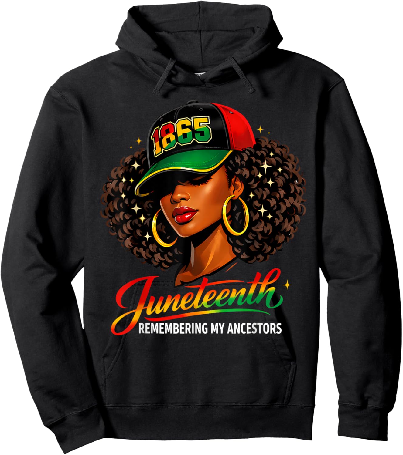 Juneteenth Remembering My Ancestors Black History Women Girl Hoodie - Hoodie | Black