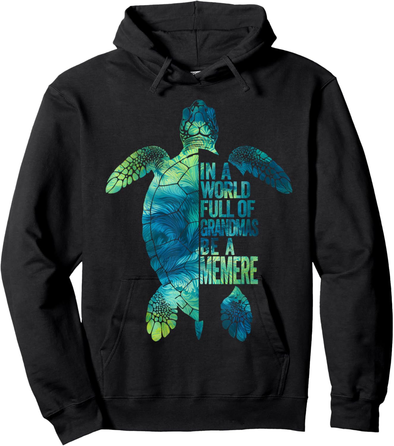 In A World Full Of Grandmas Be A Memere French Grandma Hoodie - Hoodie | Black
