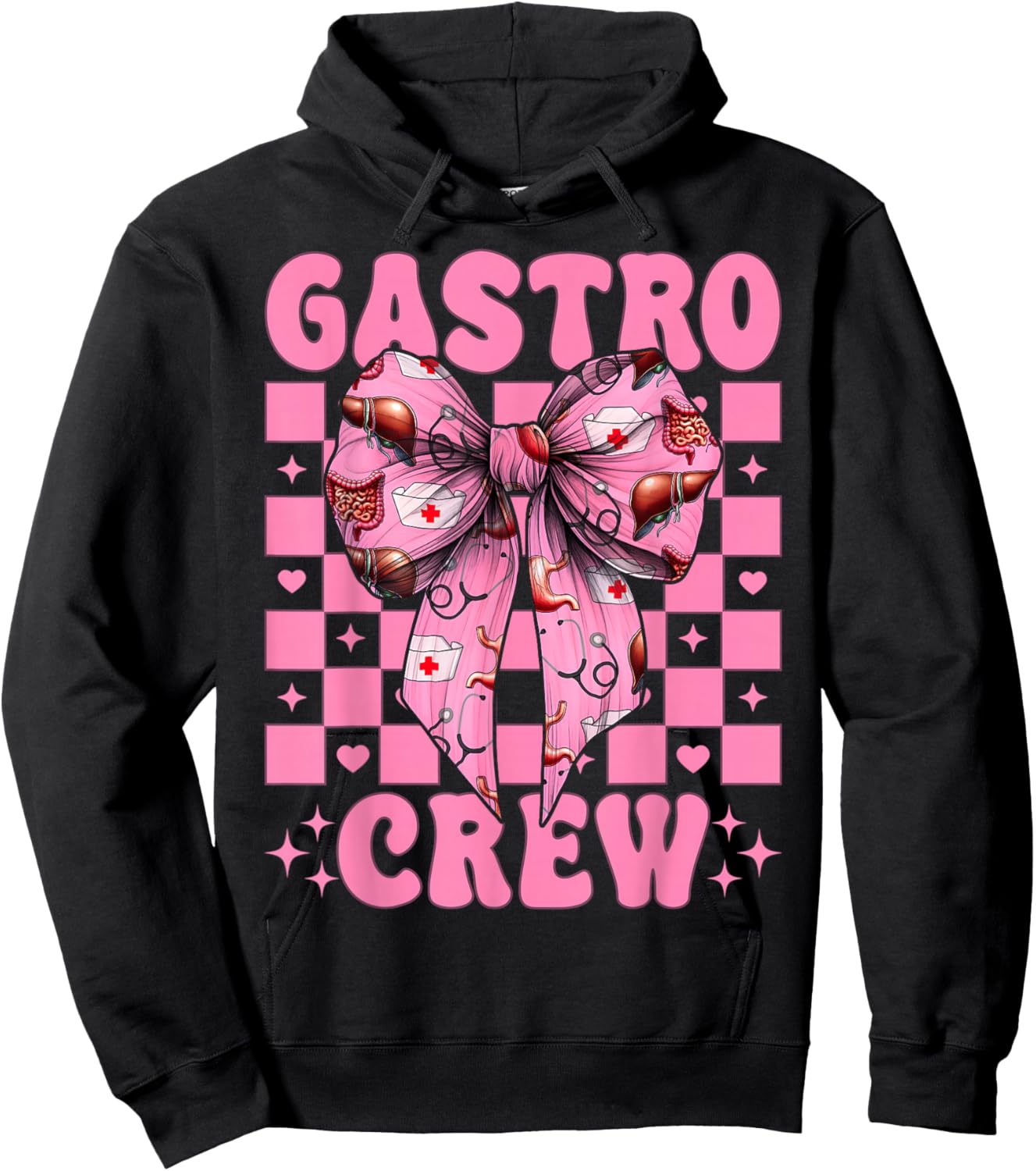 Gastro Crew Gastroenterology Nurse Endoscopy Nurse GI Nurse Hoodie - Hoodie | Black