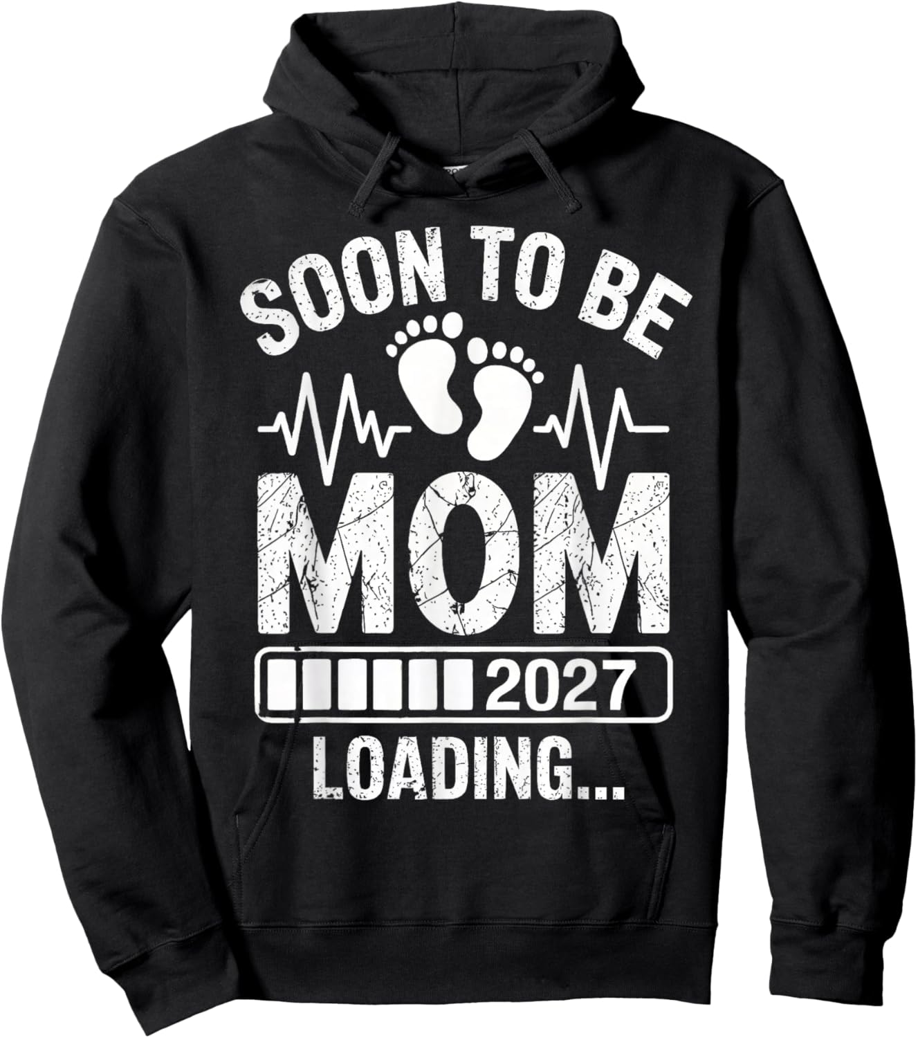 Soon to Be Mommy Est 2027 New Mom New Mama Hoodie - Hoodie | Black