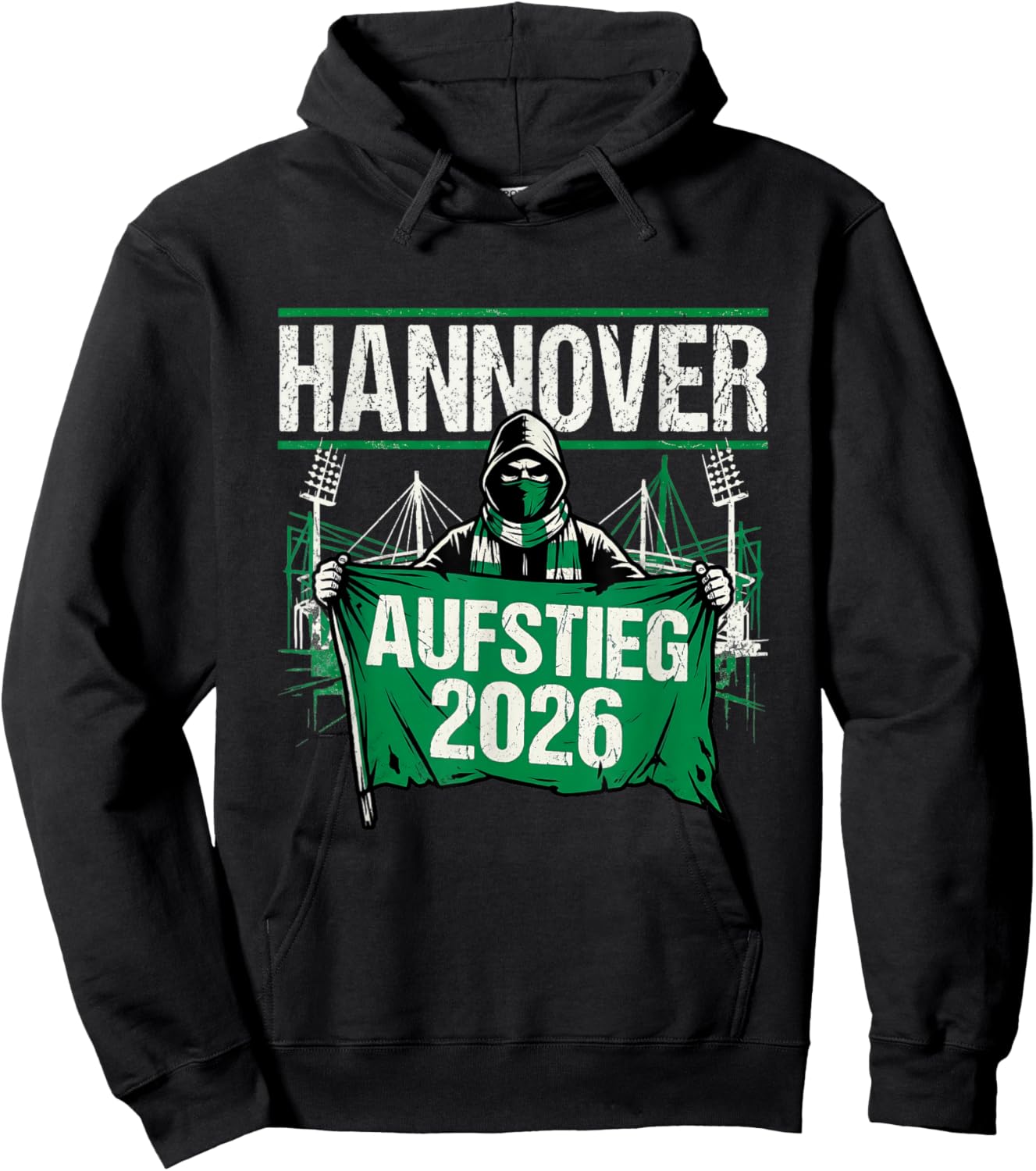 Hannover Aufstieg 2026, Aufsteiger Fußball Hoodie - Hoodie | Black