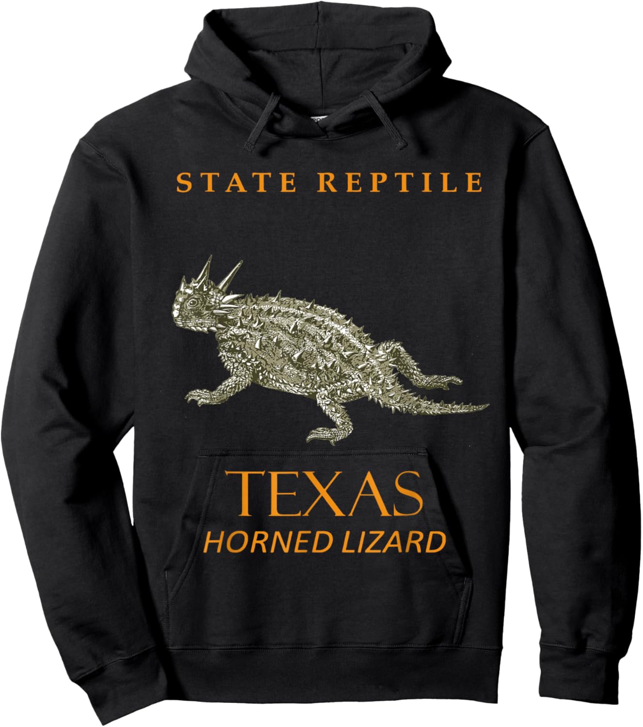 Texas Territory Horned Lizard Hoodie - Hoodie | Black