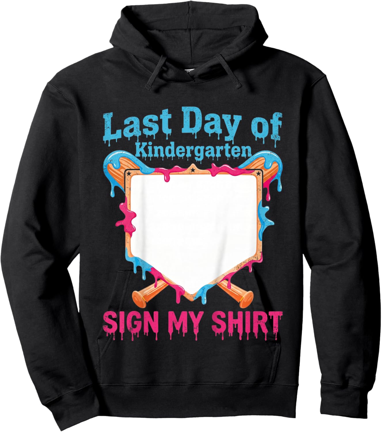 Autograph Graduation 2026 Last Day of Kindergarten Sign My Hoodie - Hoodie | Black