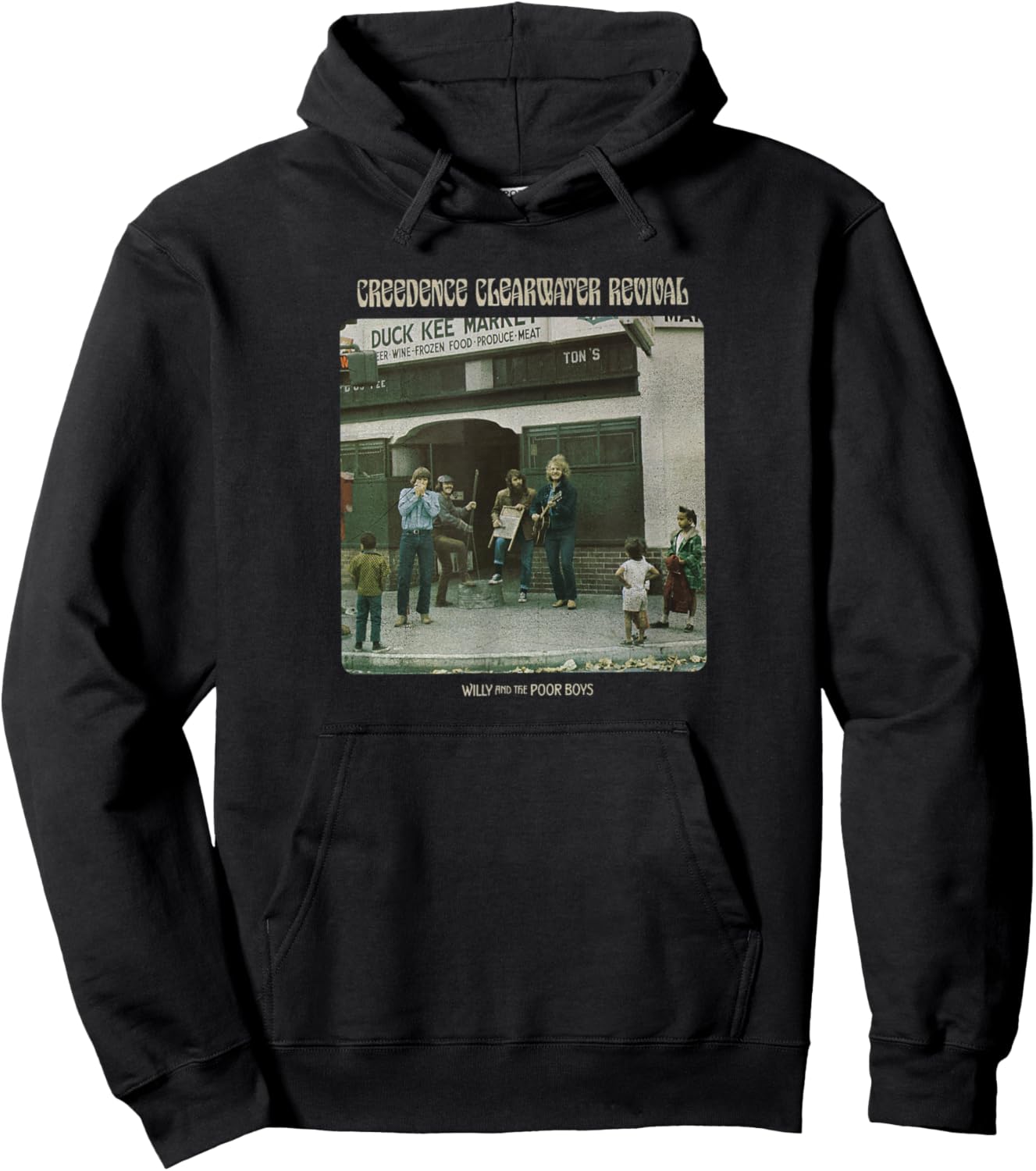 Creedence Clearwater Revival Willy & The Poor Boys Hoodie - Hoodie | Black