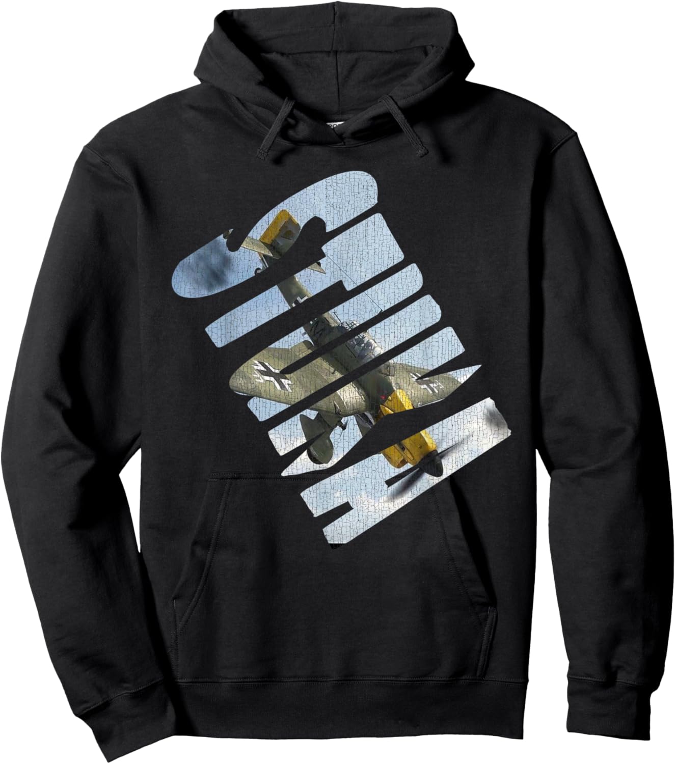 Stuka Junkers Ju 87 WW2 German Warbird Aviation Hobbyist Hoodie - Hoodie | Black