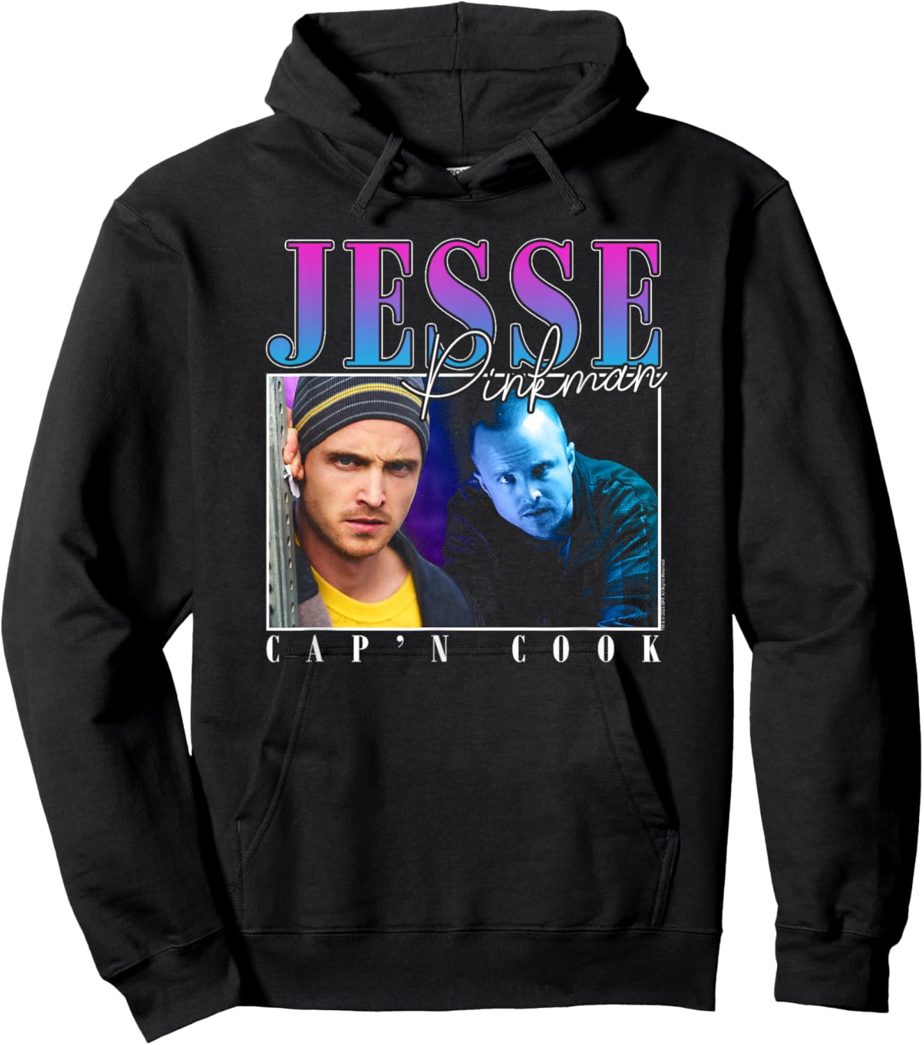 Breaking Bad Jesse Cap'n Cook 90's Throwback TV Show Hoodie - Hoodie | Black