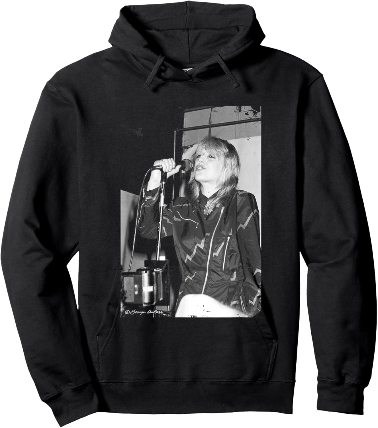 Singer Marianne Faithfull Live By George DuBose Hoodie - Hoodie | Black