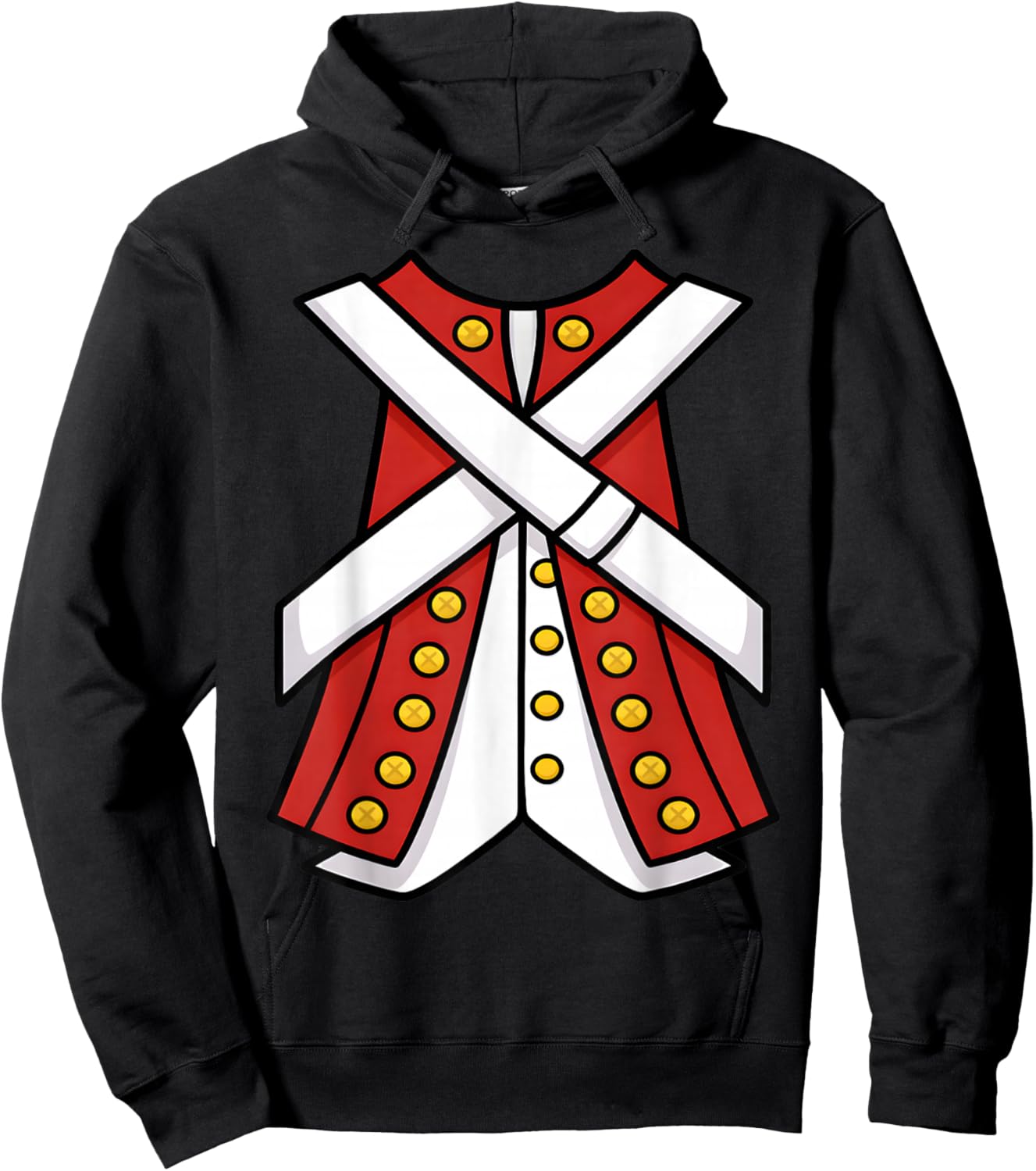 Revolutionary War Costume Hoodie - Hoodie | Black