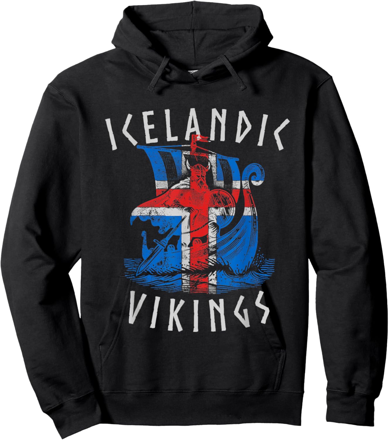 Viking Iceland Iceland Hoodie - Hoodie | Black