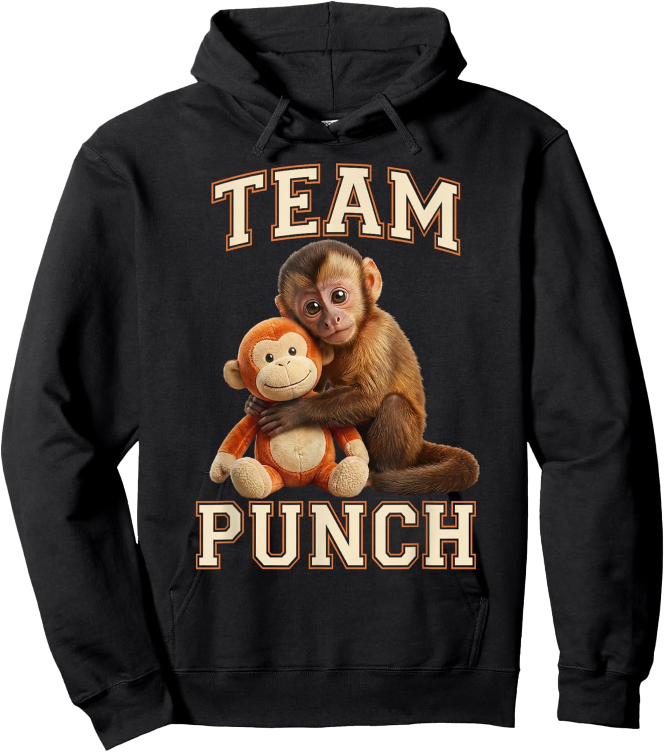 Baby Monkey Punch Team Punch Hoodie - Hoodie | Black