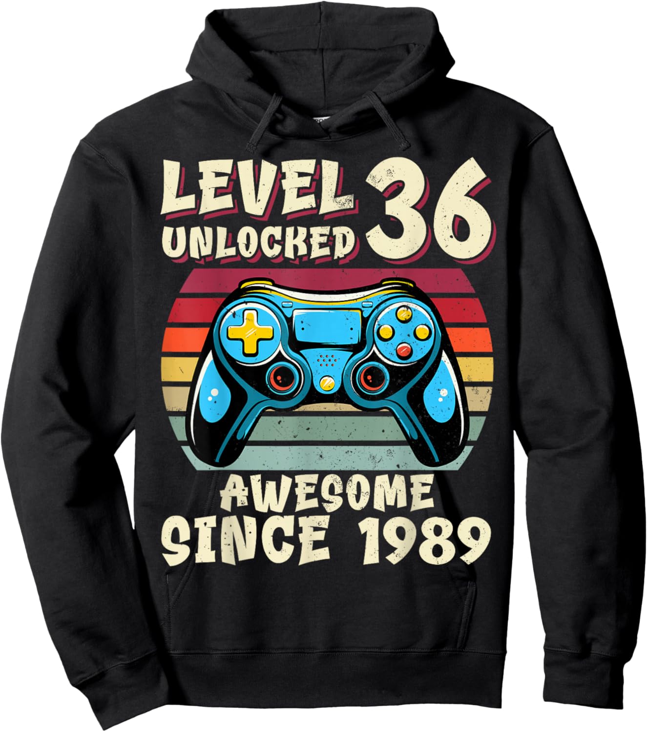 36th Birthday Decoration Men 36yrs 36 Years Old Birthday Hoodie - Hoodie | Black