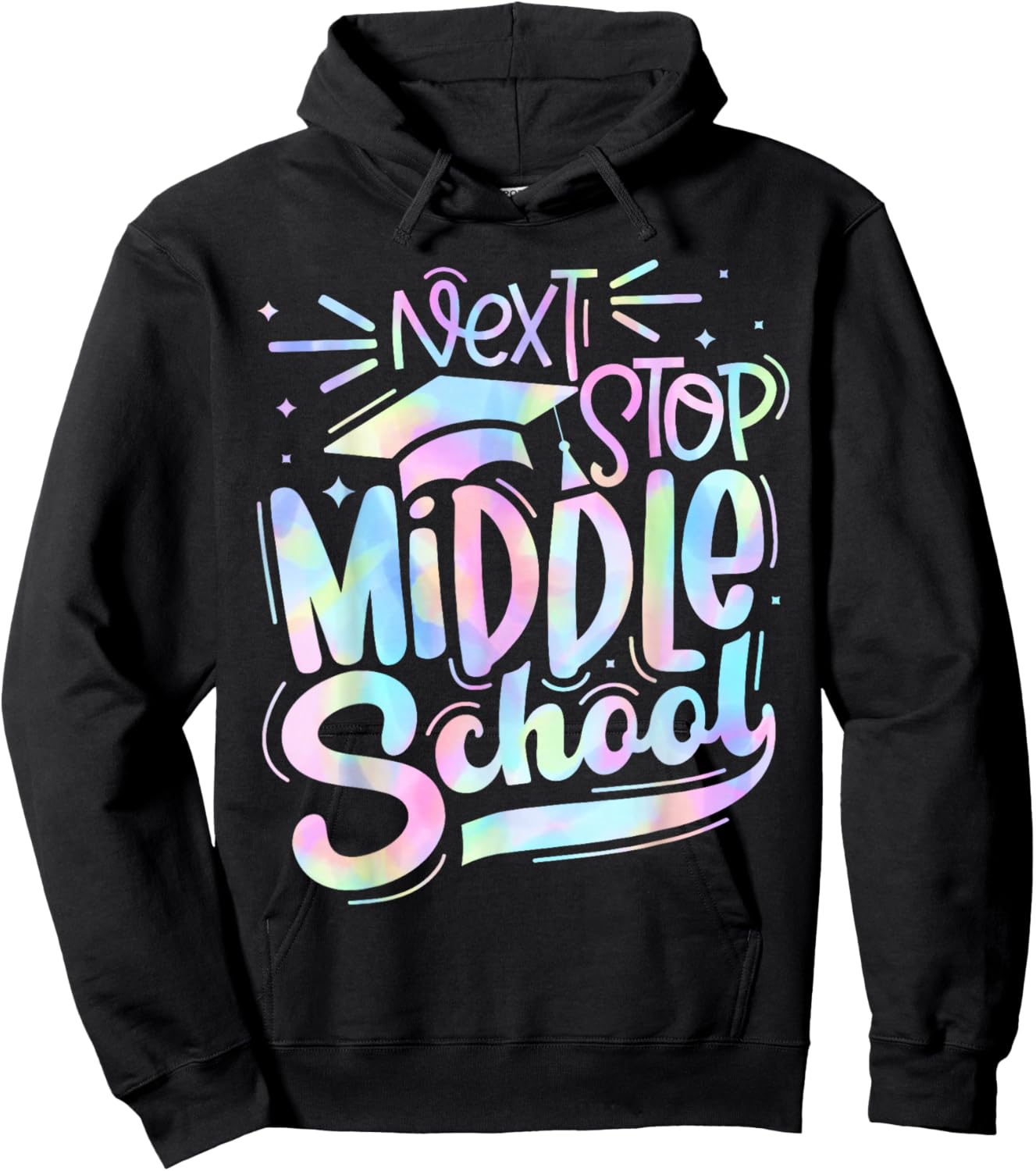 Next Stop Middle School Elementary School Graduation 2024 Hoodie - Hoodie | Black