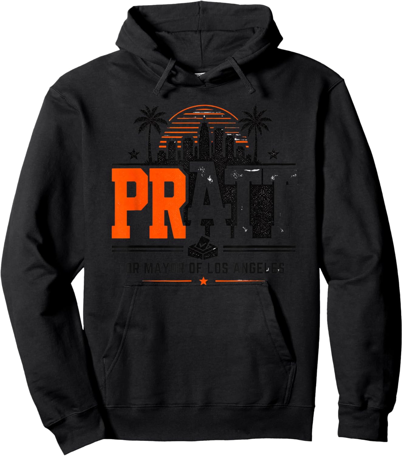 Pratt for Mayor of Los Angeles Hoodie - Hoodie | Black
