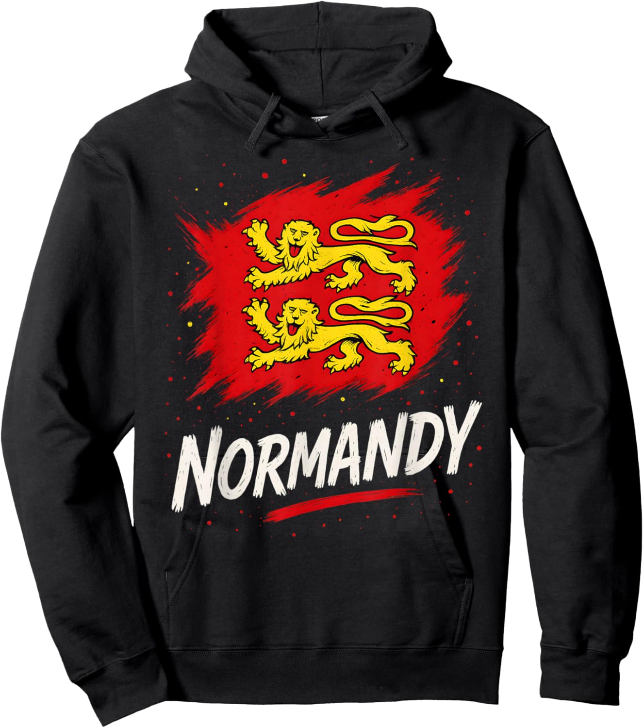 Normandy Flag Norman Pride Hoodie - Hoodie | Black