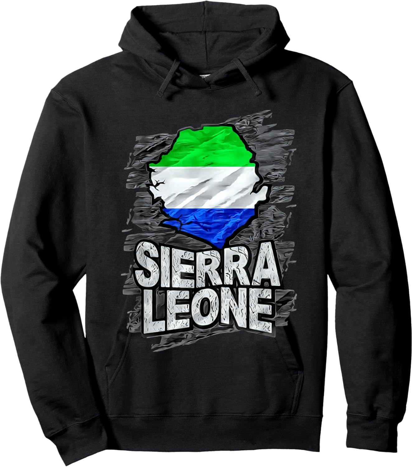 Sierra Leone Hoodie - Hoodie | Black
