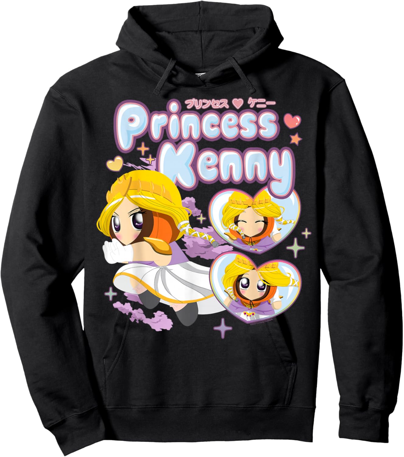 South Park Princess Kenny Anime Kawaii Chibi Style Hoodie - Hoodie | Black
