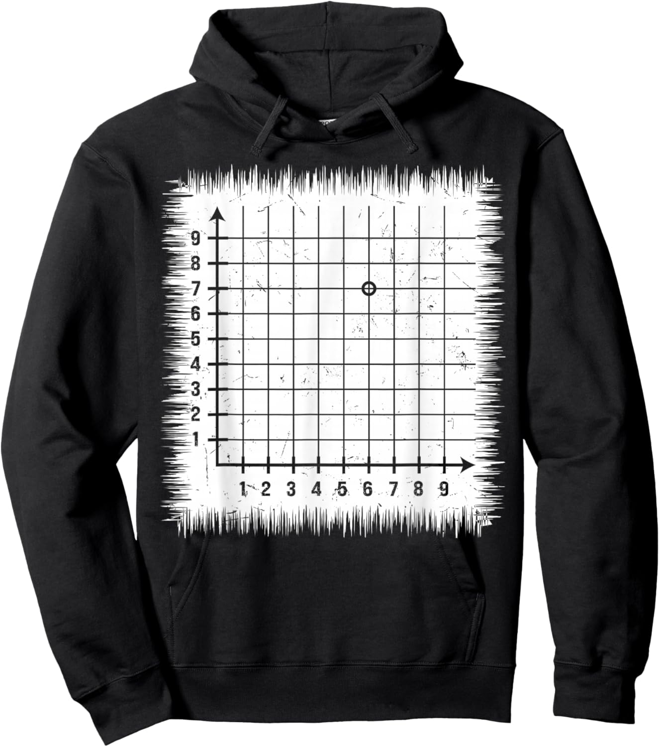 Funny Math Coordinate 67 Meme Six Seven Geometry Teacher Hoodie - Hoodie | Black
