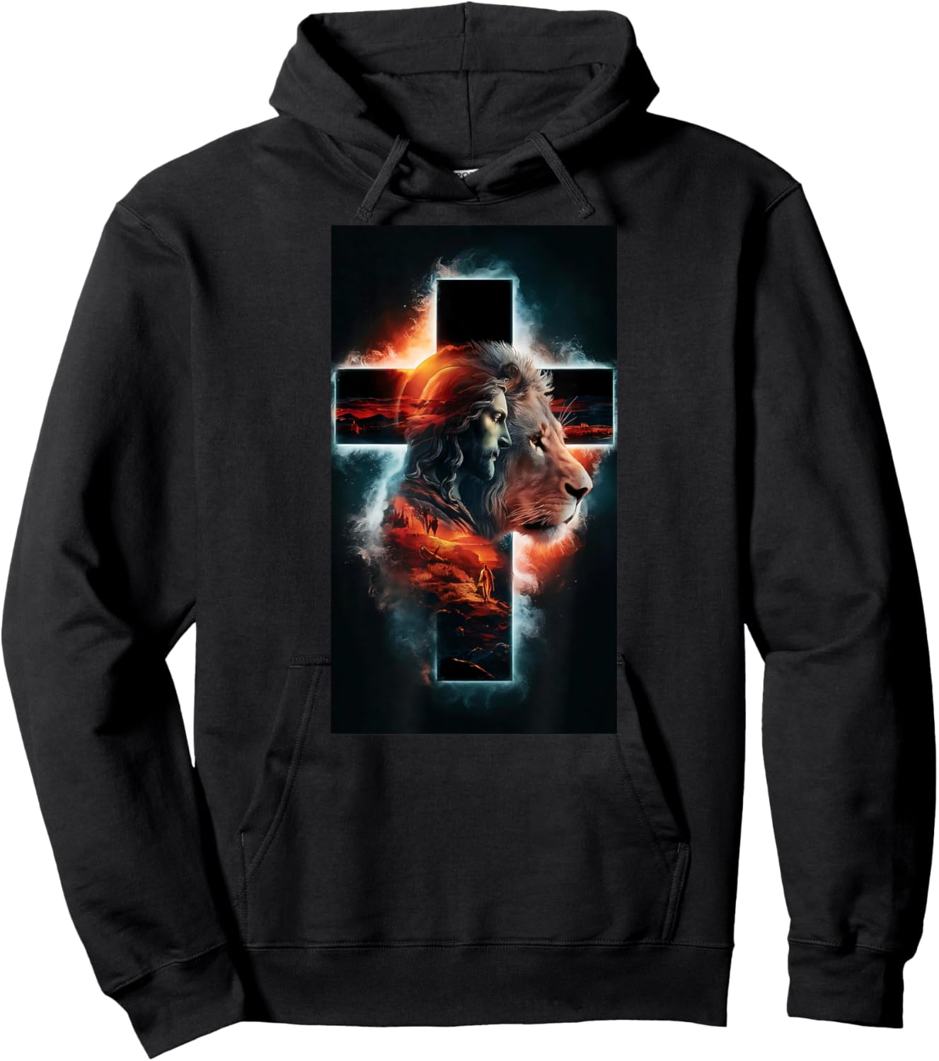 Cross Shirts Women Faith in Christ Hoodie - Hoodie | Black
