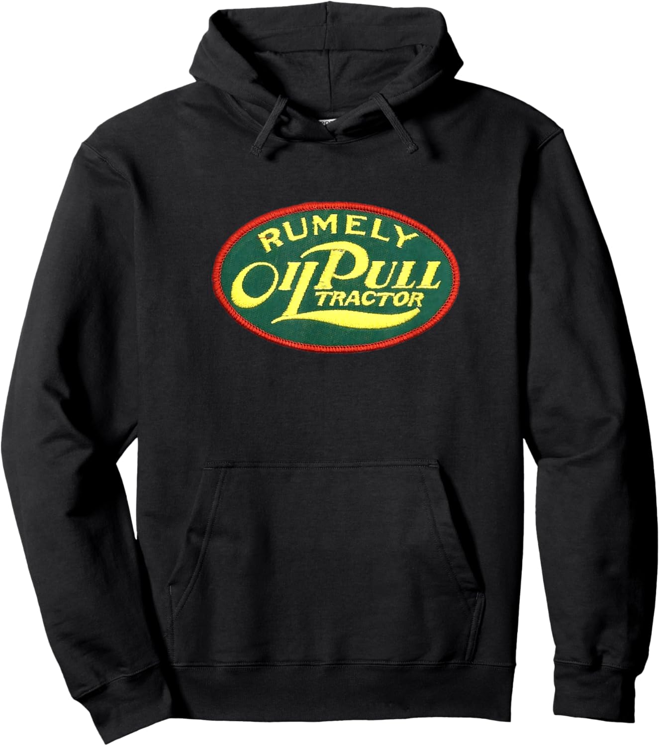 Vintage Rumely Oil Pull Tractor Enthusiast Hoodie - Hoodie | Black