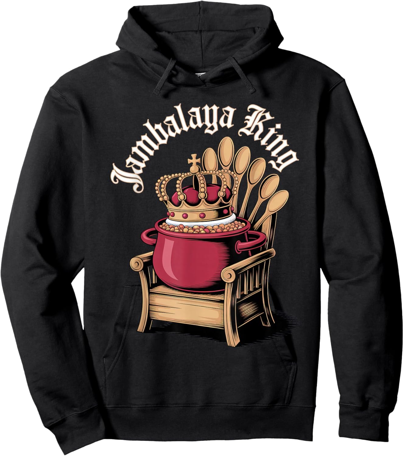 Jambalaya King Hoodie - Hoodie | Black