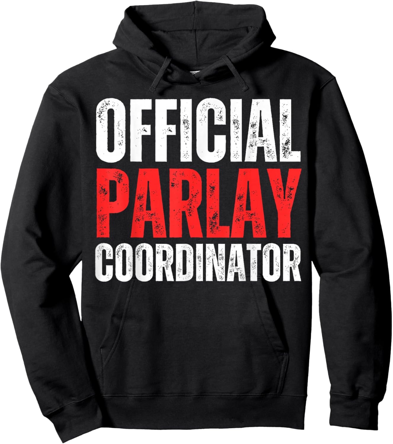 Official Parlay Coordinator Gambling Gambler Sports Betting Hoodie - Hoodie | Black