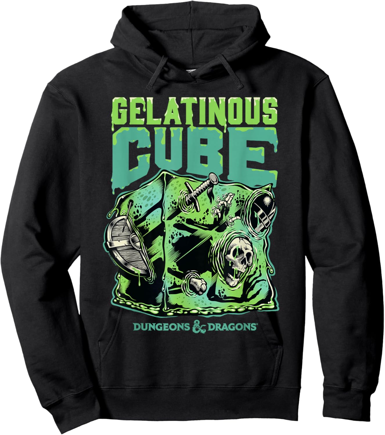 Dungeons & Dragons Acid Gelatinous Cube Hoodie - Hoodie | Black