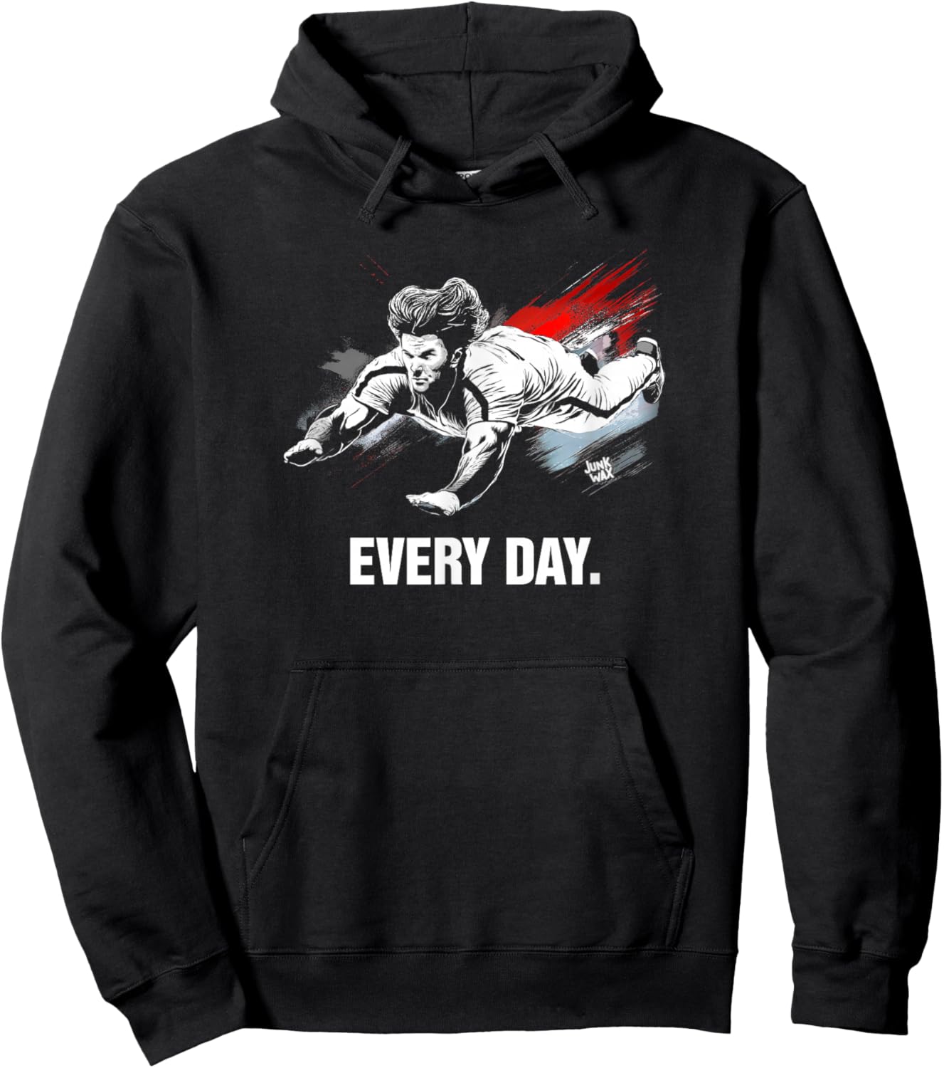 The Hit King, Hustle Every Day, Baseball, Player, Sports Hoodie - Hoodie | Black