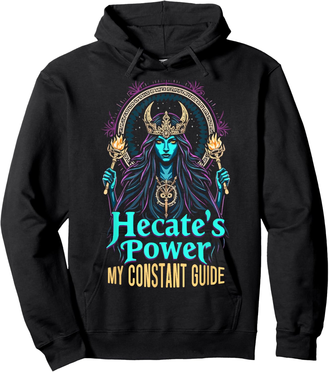 Hecate Moon Goddess Greek Goddess Greek Mythology Hoodie - Hoodie | Black