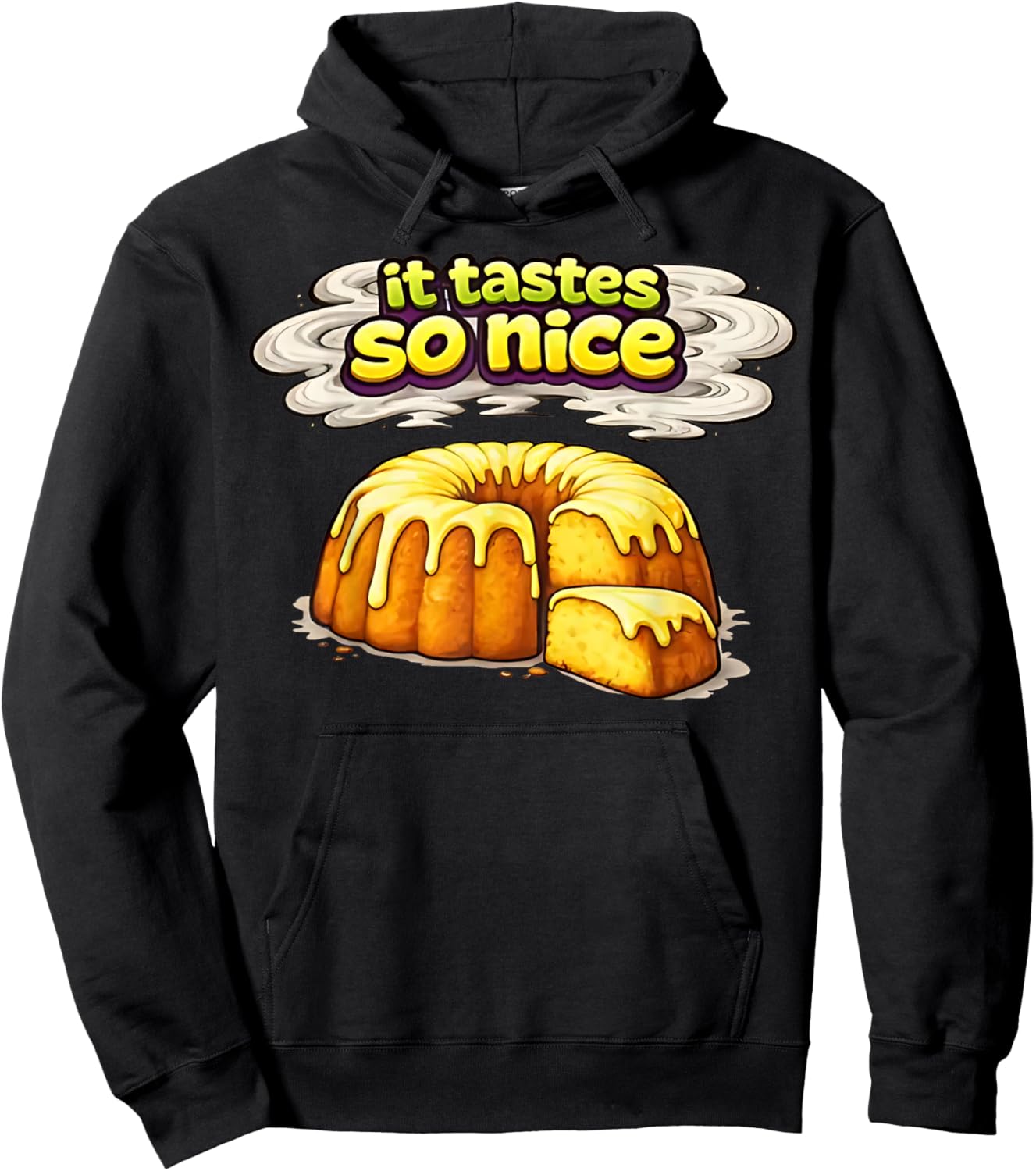 T-Shirt Hoodie - Hoodie | Black