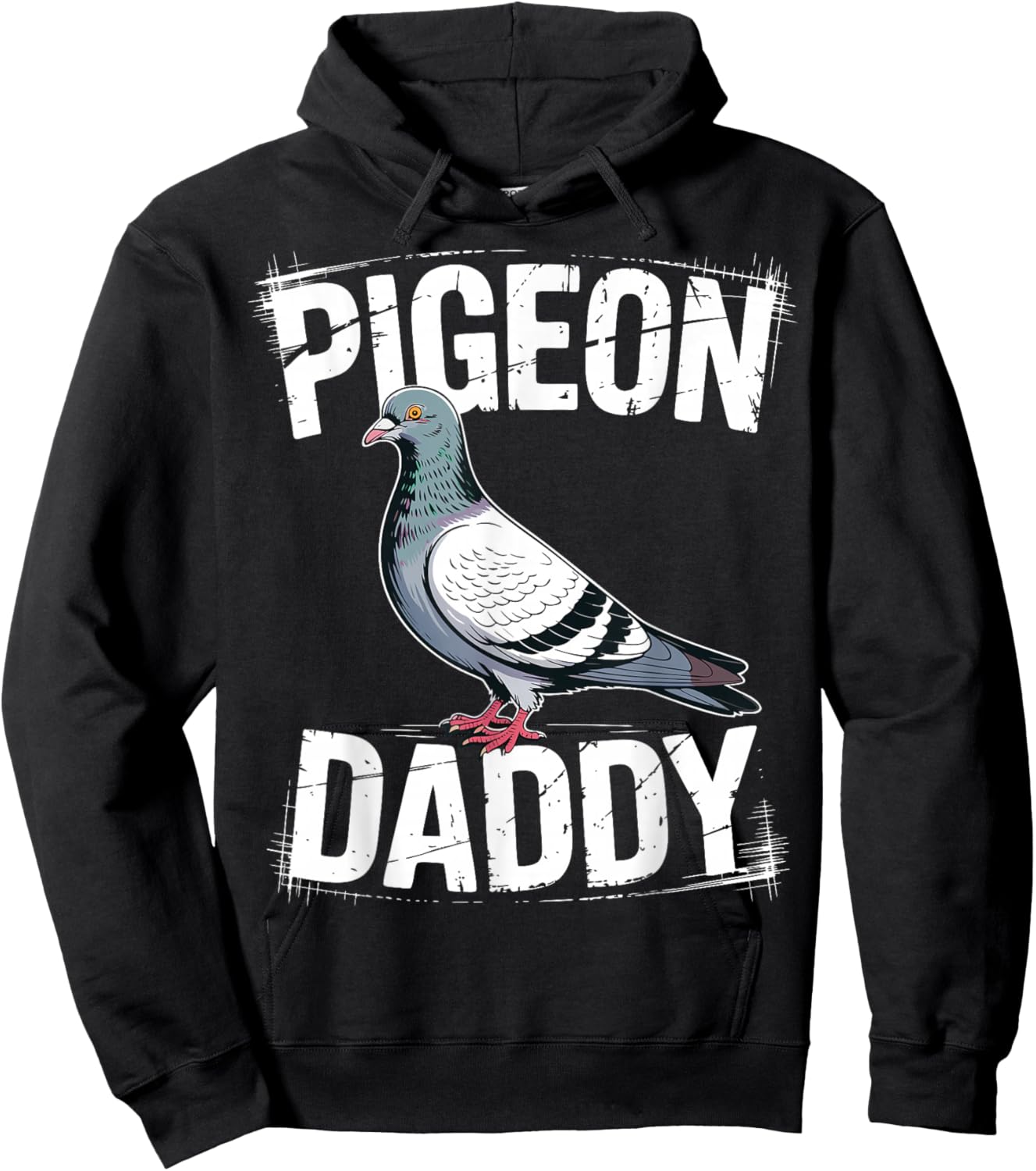 Father Pigeon Racing Fanciers Dad Homing Pigeon Hoodie - Hoodie | Black