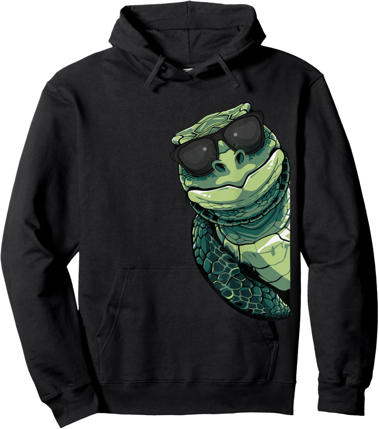 Cool Sea Turtle Lover Kids Sea Turtle Hoodie - Hoodie | Black