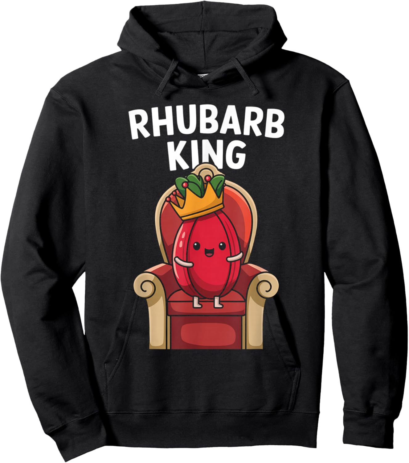 Rhubarb King Hoodie - Hoodie | Black
