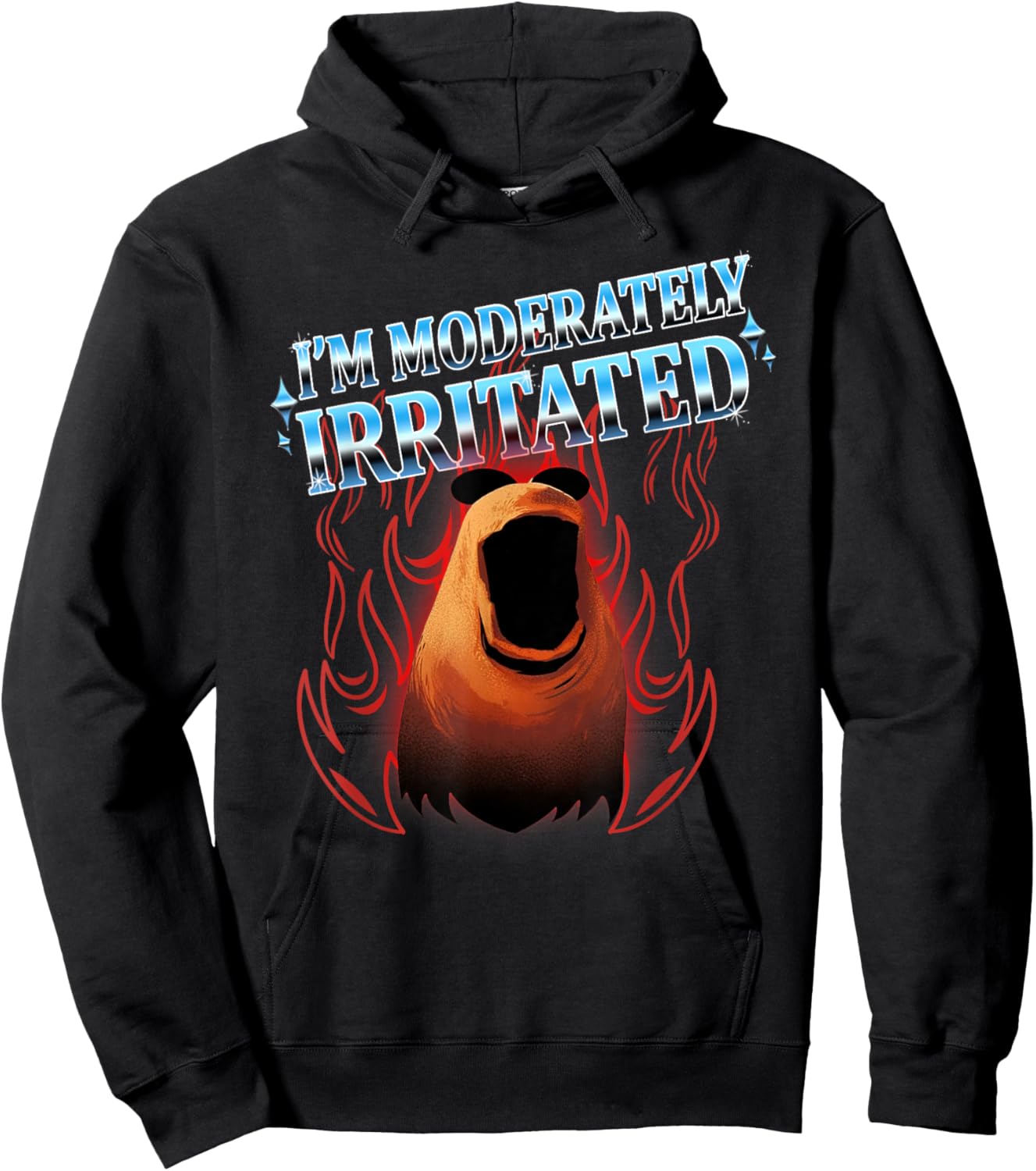 I'm Moderately Irritated Marcus The Worm Funny Meme Hoodie - Hoodie | Black