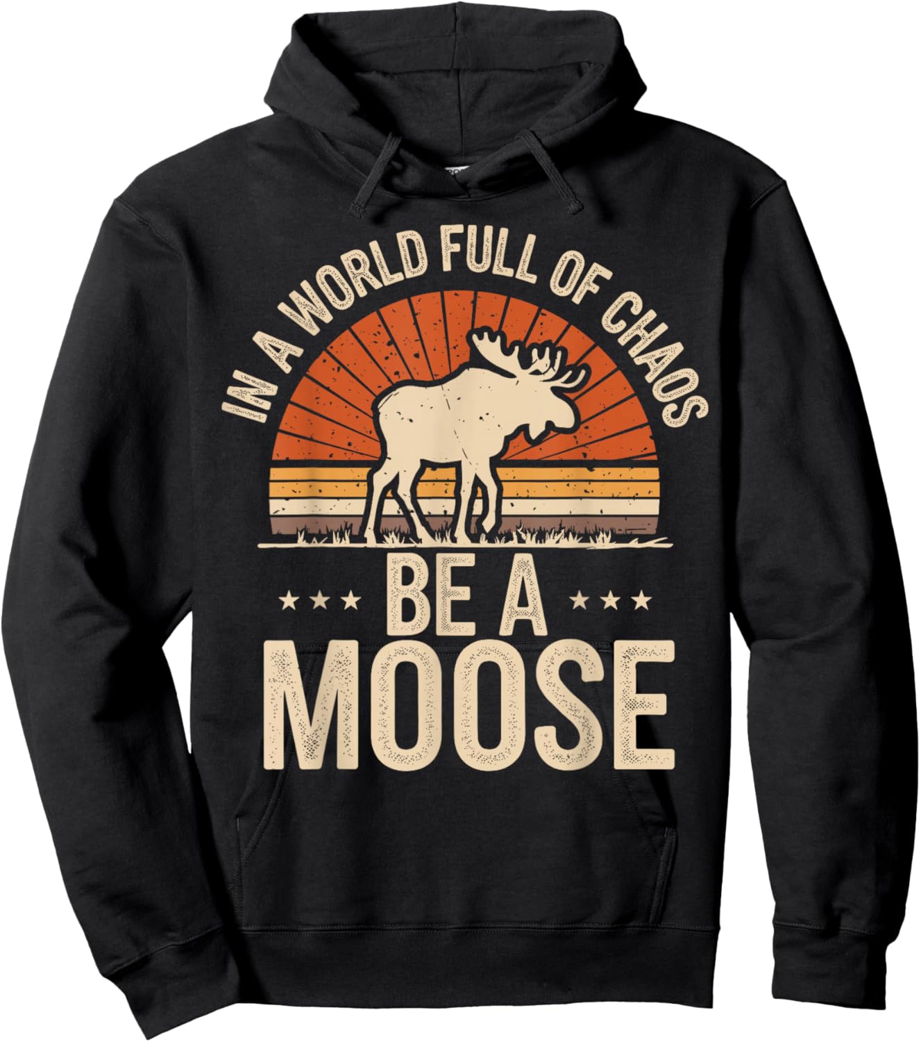 Be A Moose Hoodie - Hoodie | Black