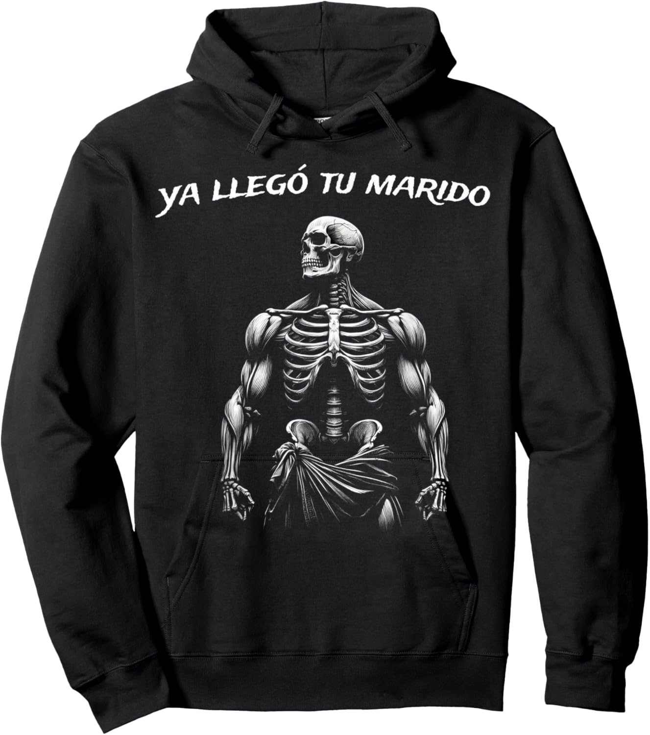 Calacas Chidas Gym | Mexican Sayings Funny Sarcasm Slang Hoodie - Hoodie | Black