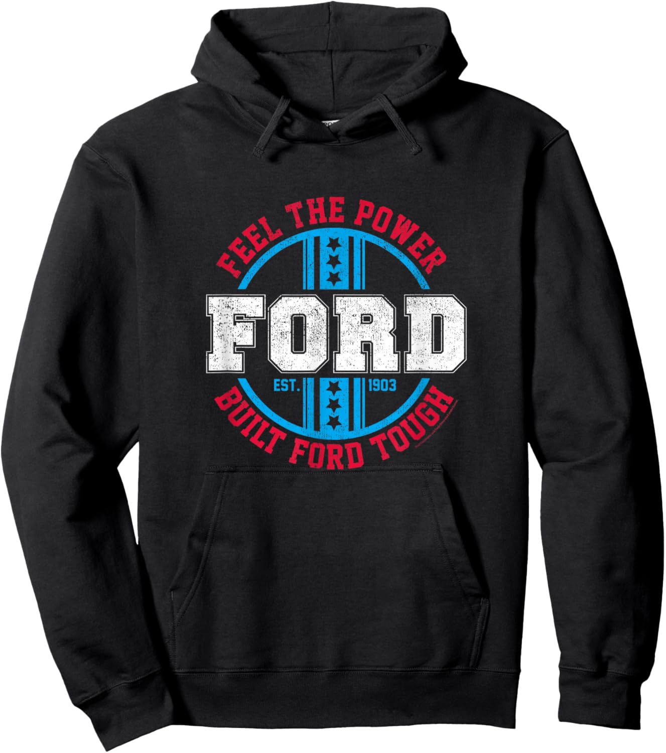 Ford - Feel the Power Hoodie - Hoodie | Black