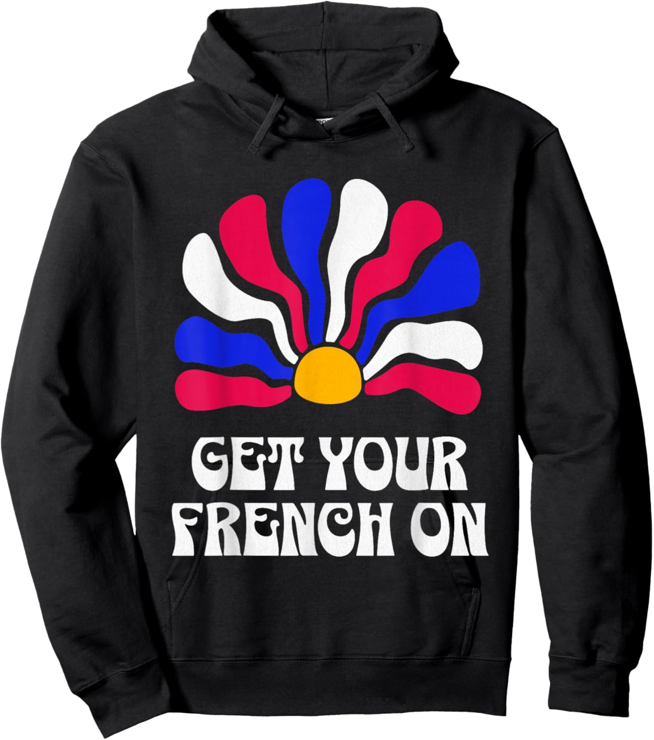 Souvenir de Vacances d'été en France Hoodie - Hoodie | Black