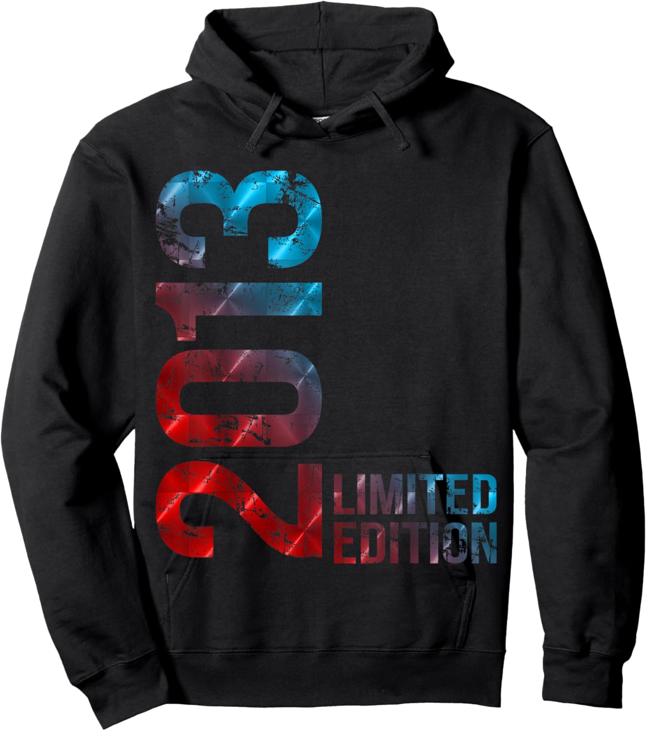 13th Birthday 13 Boy Girl Retro Vintage 2013 Gift Hoodie - Hoodie | Black