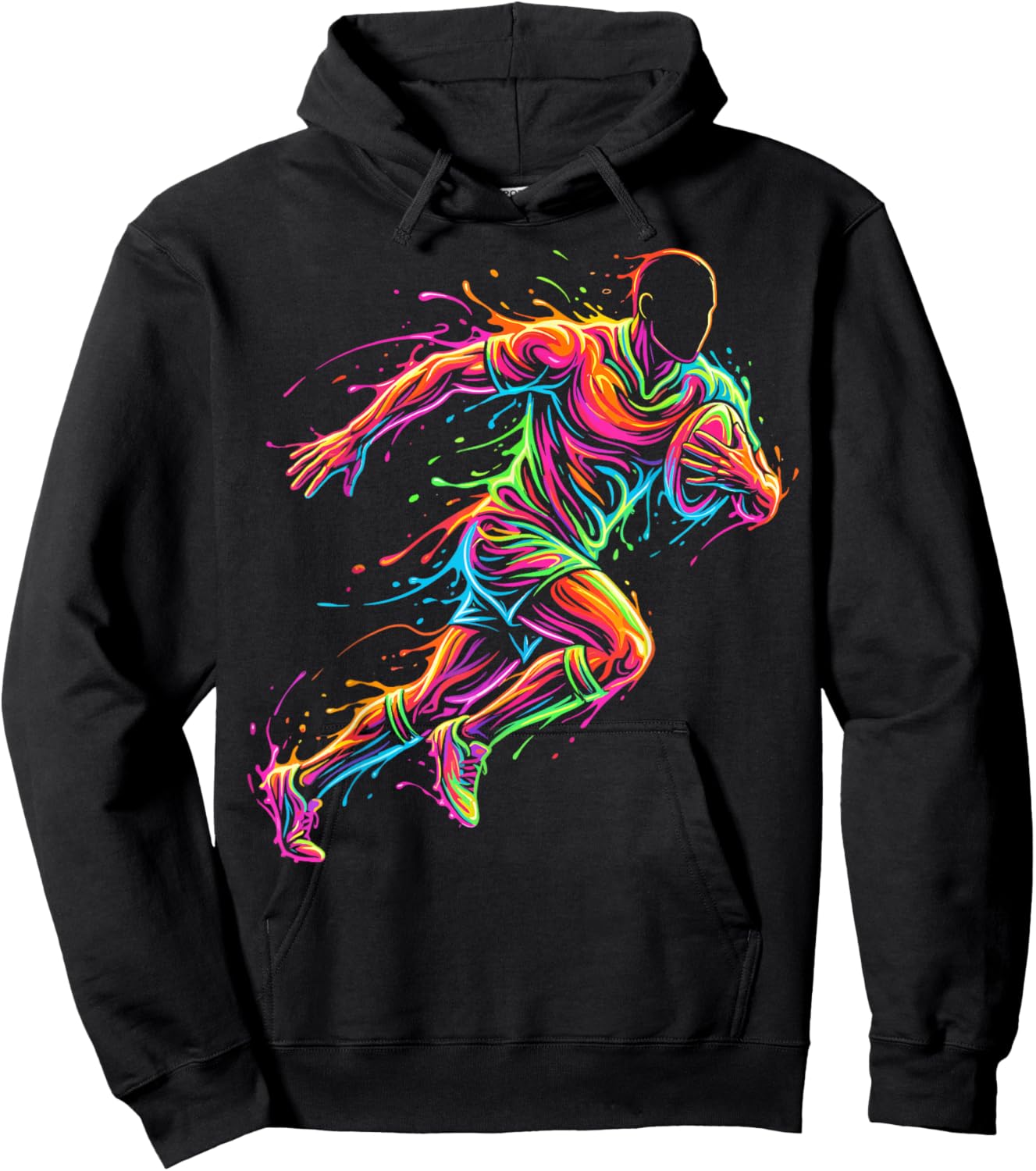 Rugby Player Man Child Boy Hoodie - Hoodie | Black