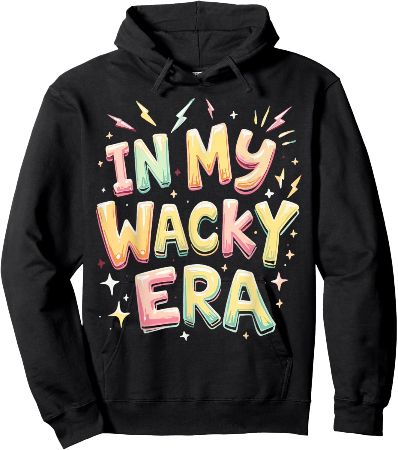 in My Wacky Era Wacky Costume Mismatch Day Outfit Hoodie - Hoodie | Black