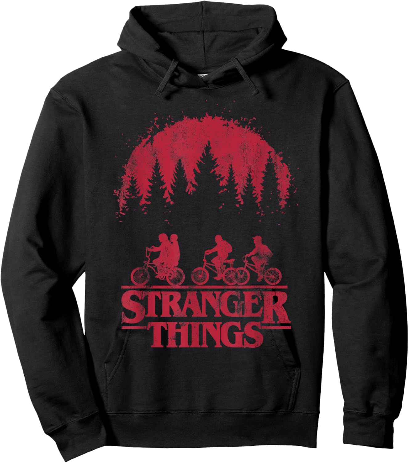 Stranger Things Bikes Hoodie - Hoodie | Black