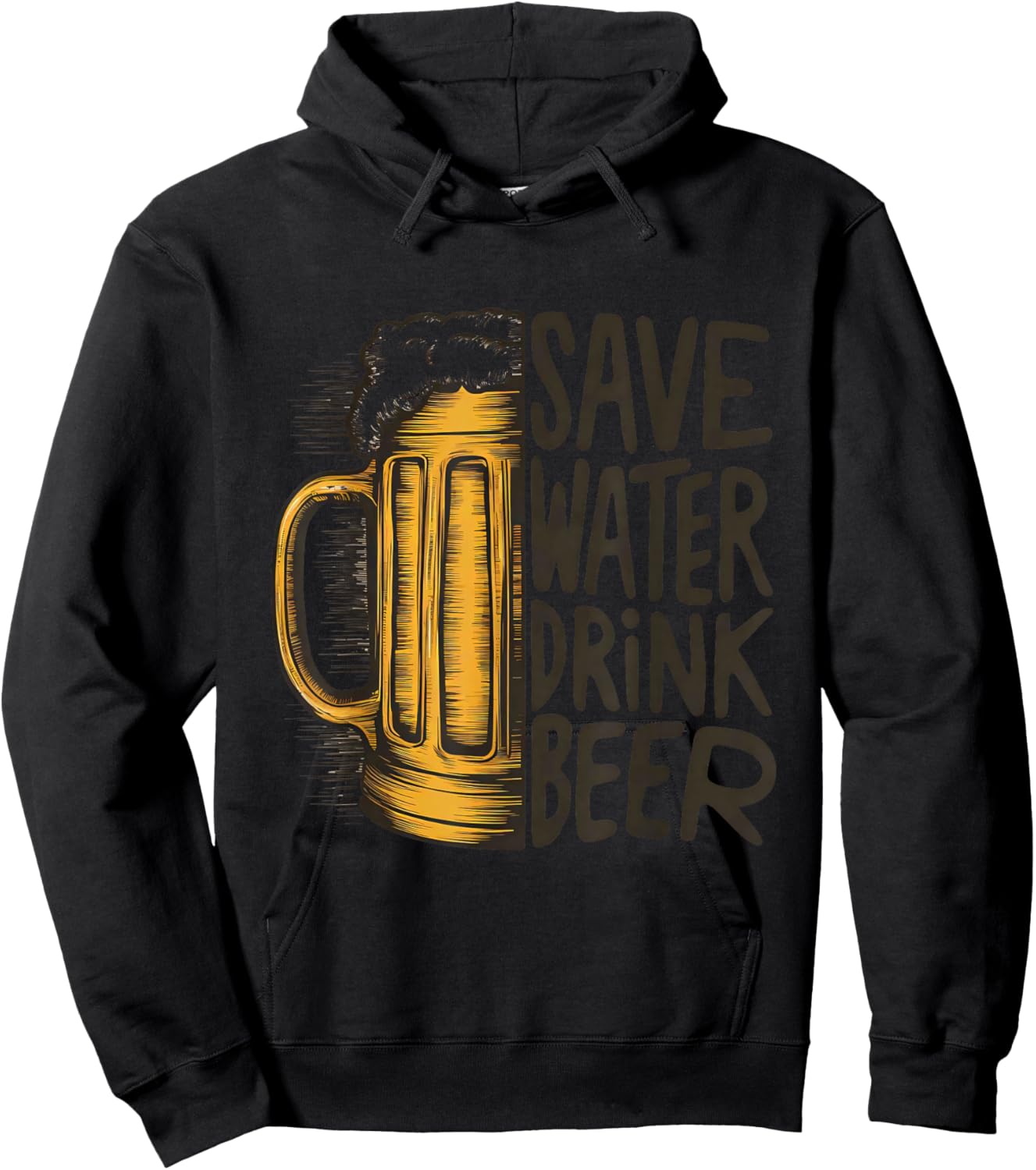 Save Water, Drink Beer Hoodie - Hoodie | Black